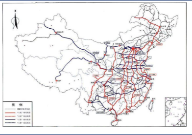 《中长期铁路网规划》2016年规划八纵八横